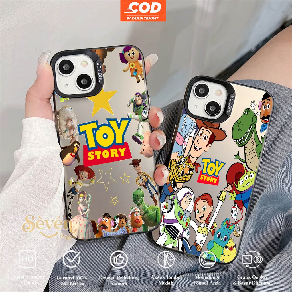 CASE OPPO A3X A1K A3 PRO F11 F7 RENO 4 12F 12 PRO SO COOL HOLOGRAM PREMIUM MATTE - Motif TOY STORY -