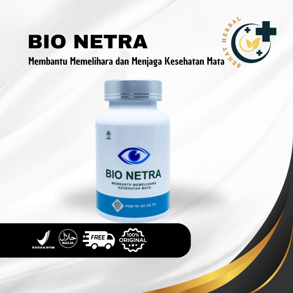 BIO NETRA - UNTUK MATA MINUS - MATA KATARAK - BPOM ORIGINAL 100%