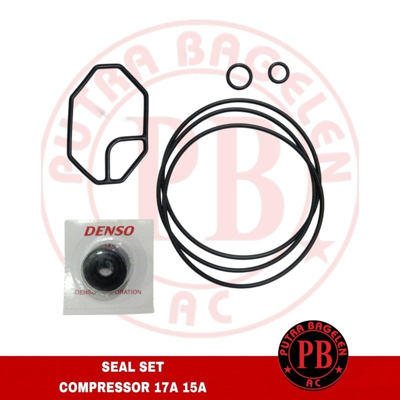 shaft seal shaft lip seal lengkap untuk compresor ac mobil Denso R134a compresor 15a compresor 17a