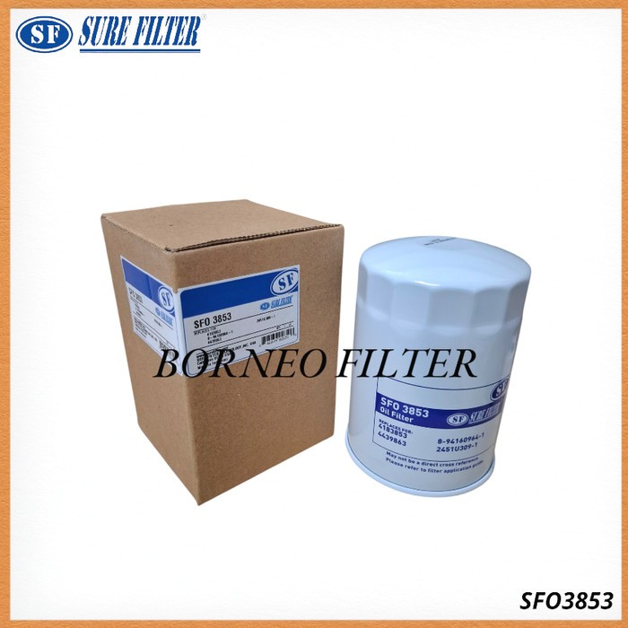 SFO3853 Sure Oil Filter P550422 J8610853 JOC-17005 LF3642 C-2702 C2702 4183853 B7144 130523802 28000