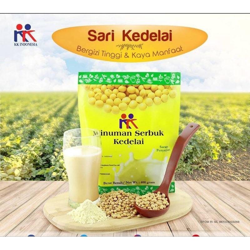 

Soya Bean Powder Susu Kedelai KK Indonesia ORIGINAL / susu non alergi / susu kacang kedelai organik