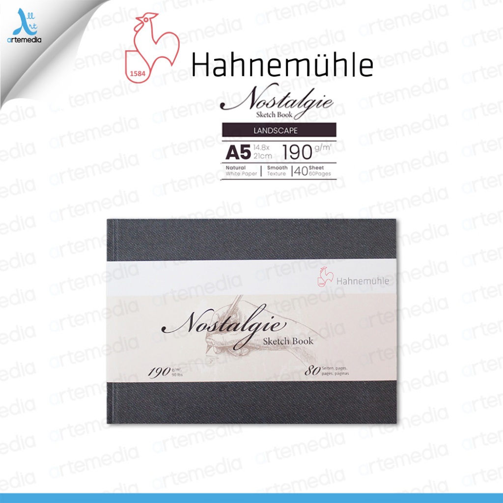 

Hahnemuhle Nostalgie A5 Hard Cover Sketchbook