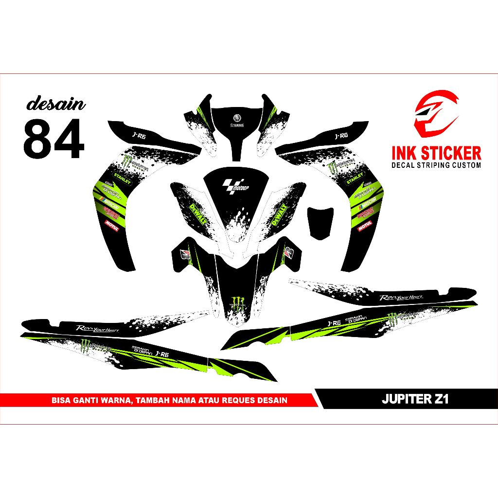 Sticker Decal  Jupiter Z1 84 fullbody