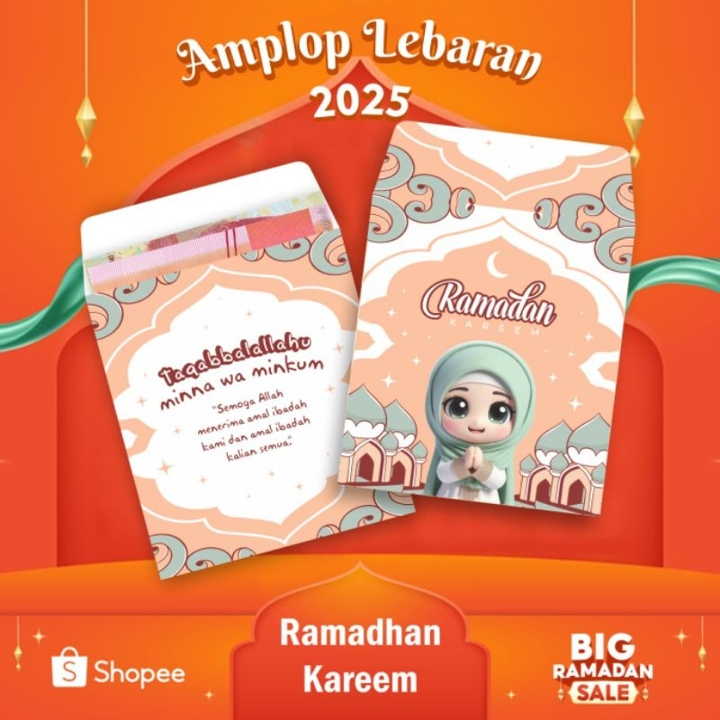 

( ISI 10 ) AMPLOP LEBARAN KECIL AESTETIC UNIK LUCU 2025 AMPLOP LEBARAN AESTETHIC AMPLOP THR