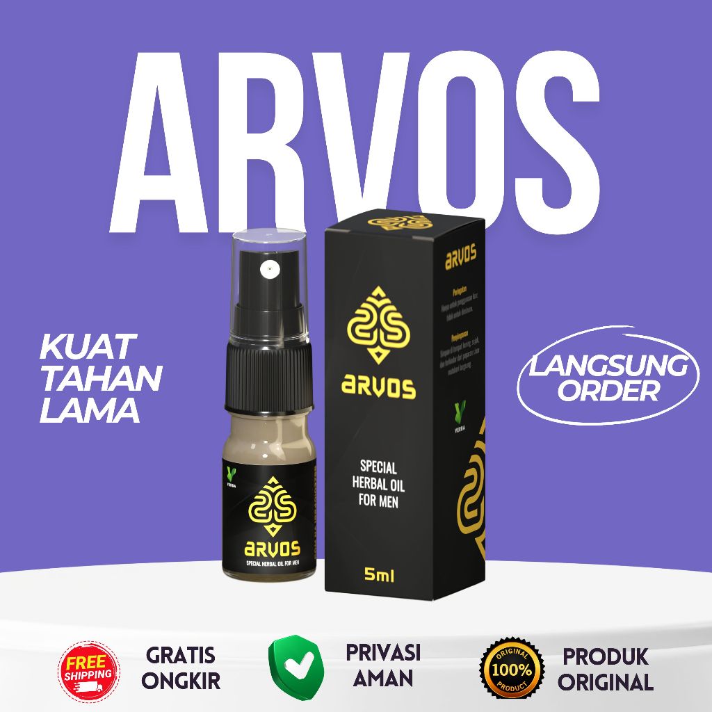 ARVOS GOLD buat Tahan lama tanpa kebas tanpa panas BPOM kuat dan tahan lama original