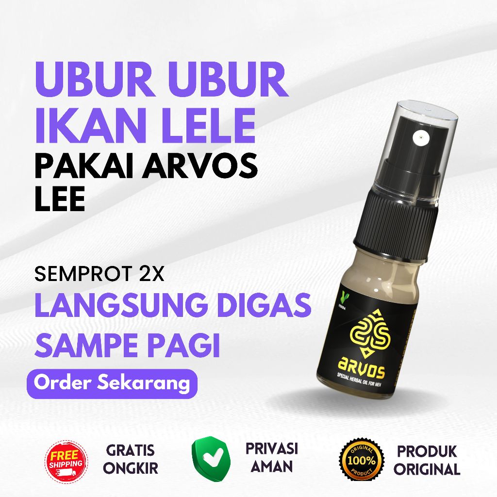 Arvos mall inline badgeARVOS Spray Herbal Penambah Durasi Lebih Lama BPOM Original minyak pijat