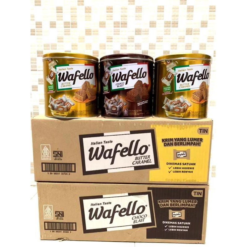 

(TERMURAH) WAFELLO KALENG 1 DUS