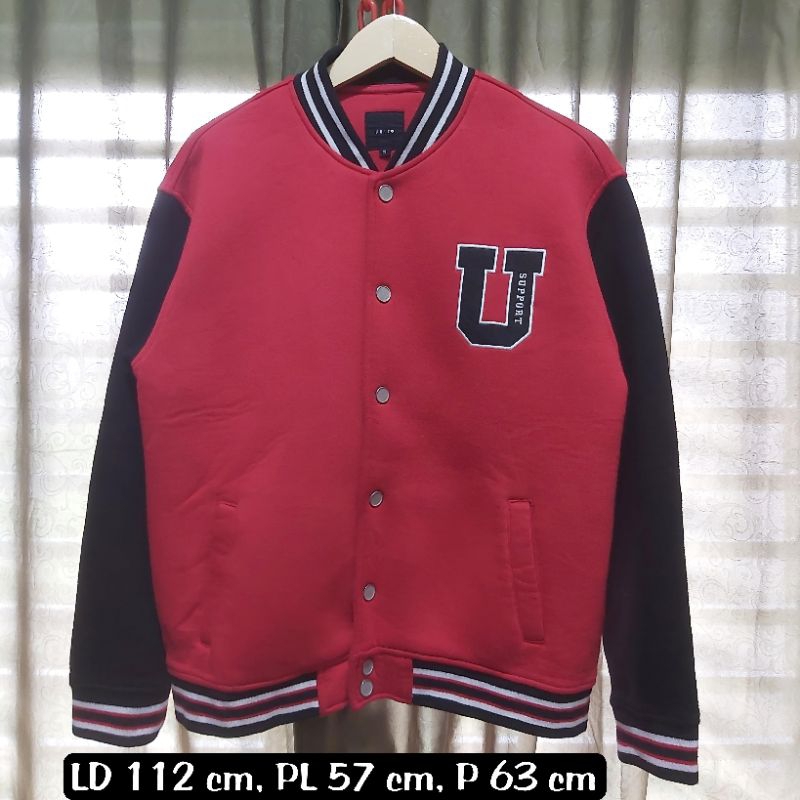 Preloved UGIZ Jaket Varsity | Size 95 | Tebal 1 Layer | Unisex