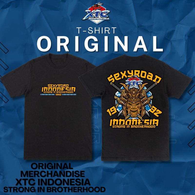 Kaos Original XTC Indonesia Hitam Berlabel Resmi