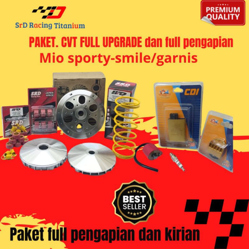 Full Spek CVT Mio Karbu Mio Sporty Mio Smile Soul Fino Karbu Per CVT Roller Mangkok  Dan full cdi ko