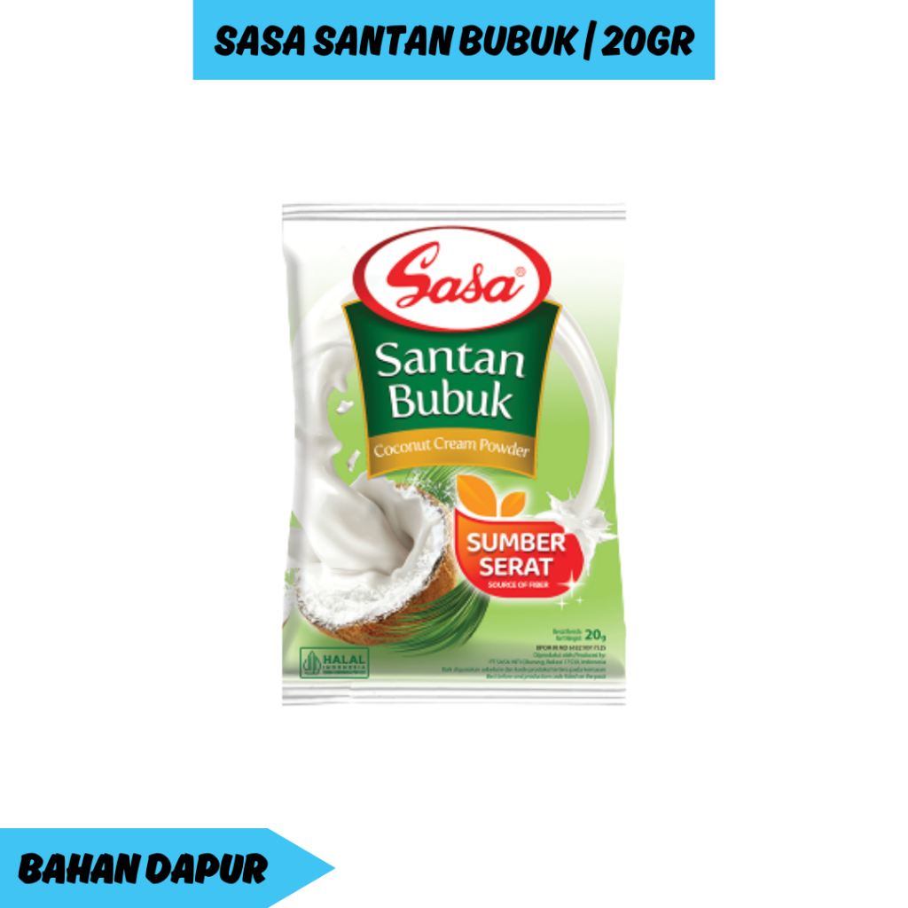 

Sasa Santan Bubuk 20gr Praktis Sumber Serat