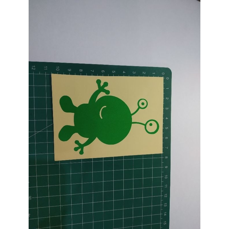 

stiker cutting allien