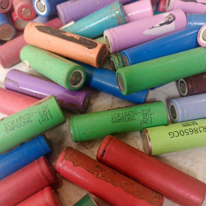 baterai 18650 gambling 0 volt