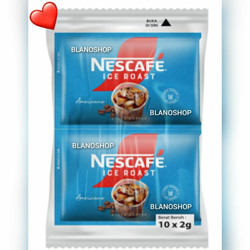 

Kopi Nescafe Ice Roast Americano 1 Renceng Isi 10 Sachet