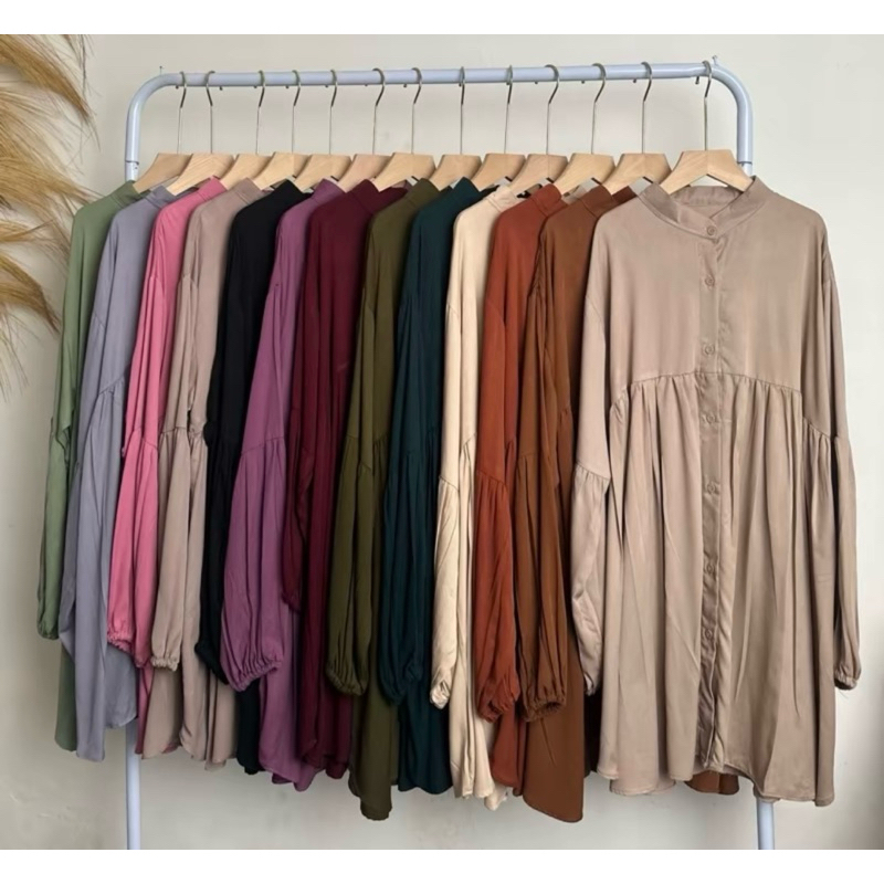 Bydina - Serena Blouse Rempel Polos Rayon Twill