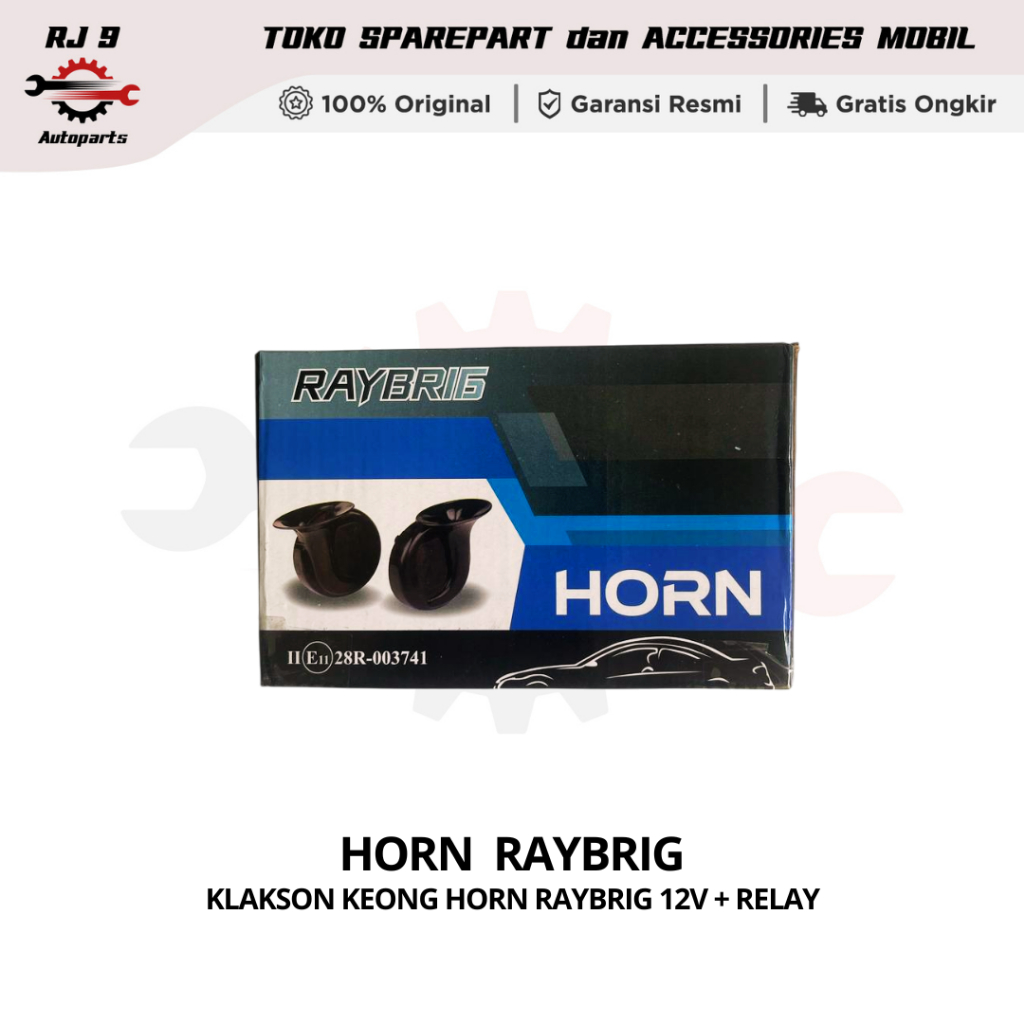 Horn klakson bel keong 12v mobil motor universal