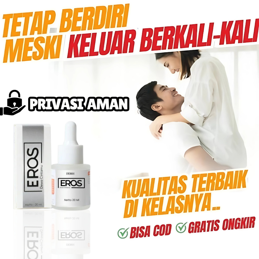 PRIVASI AMAN EROS EREMAX Serum Tetes Pria Kuat Tahan Lama