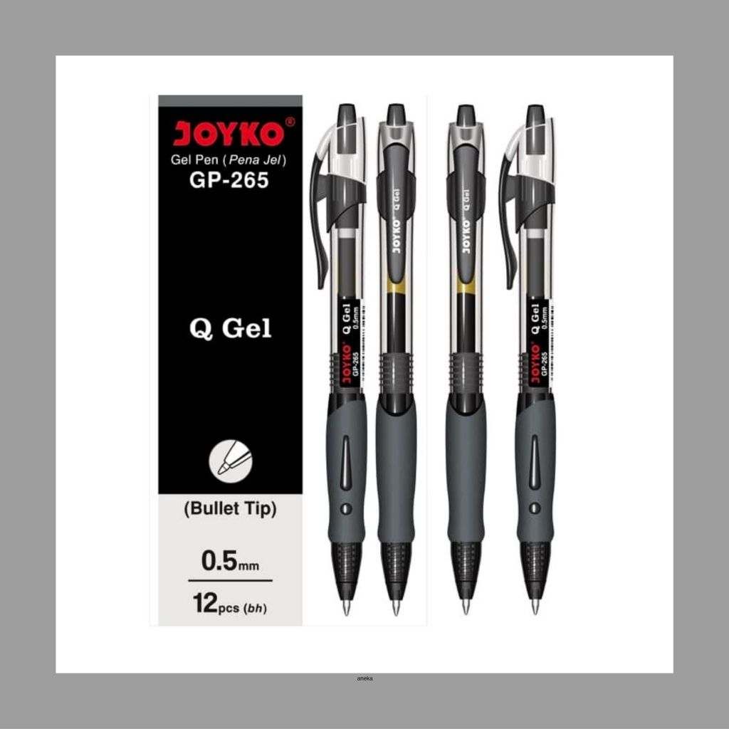 

Joyko Gel Pen / Pulpen Jel / Pena Joyko GP-265 Q-Gel 0.5MM