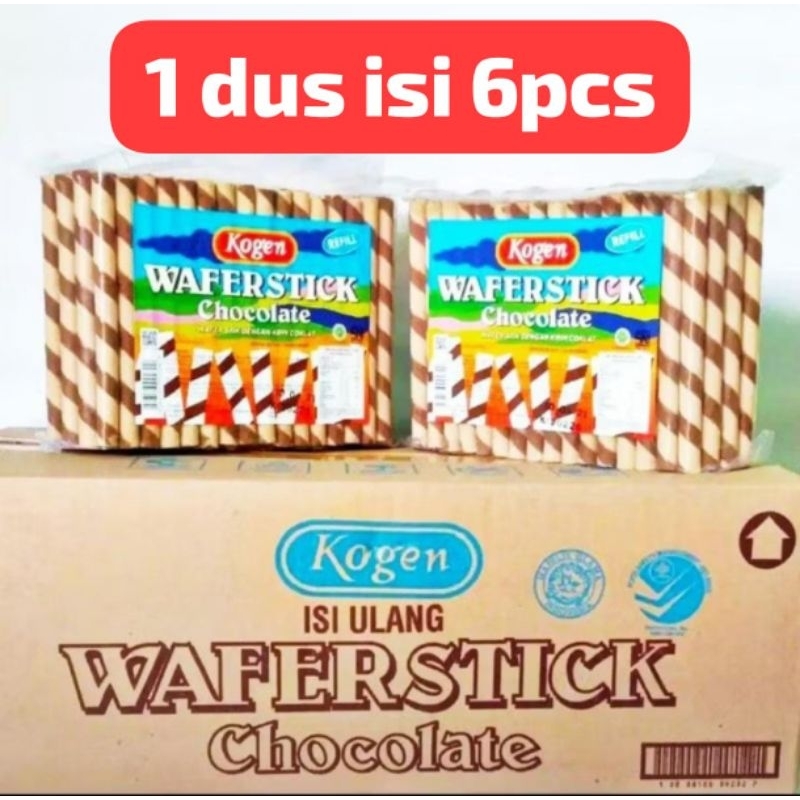 

Kogen WaferStick Chocolate Reffil 1Dus isi 6Pack- Dus