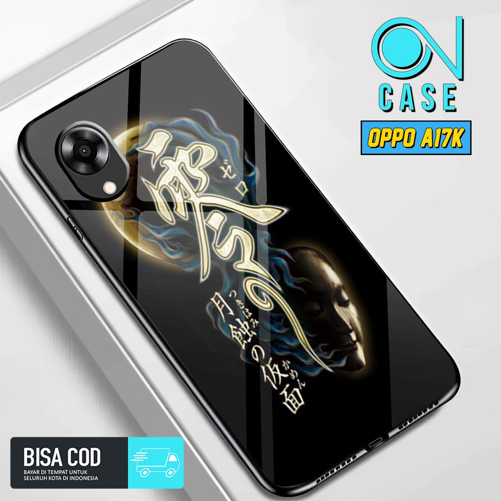 Case Oppo A17K mistercase11 [ tulisan jepang ] Case Hp Glossy Casing Hardcase Softcase Bisa cod