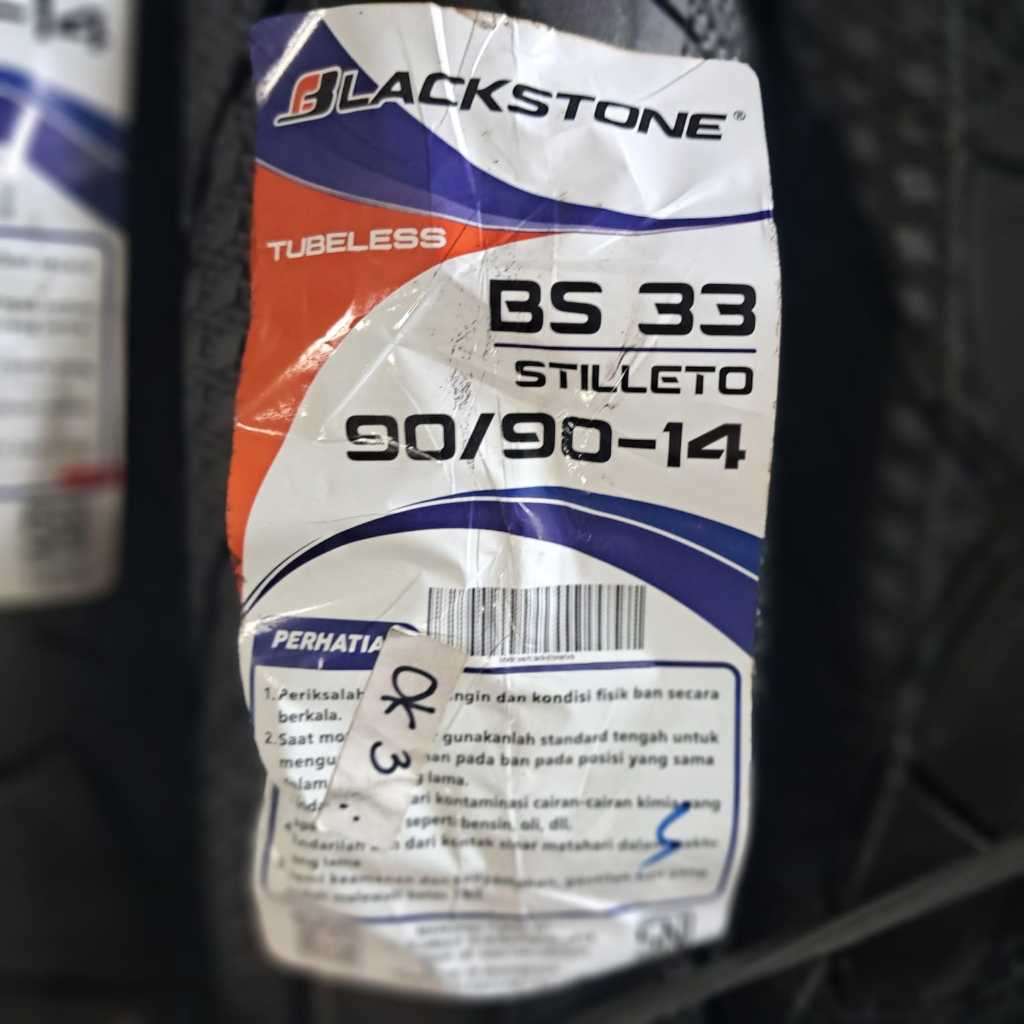 Ban Tubeless Blackstone Stiletto 90/90-14 | BS33