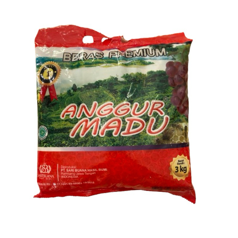 

Beras Anggur Madu 3kg promo murah