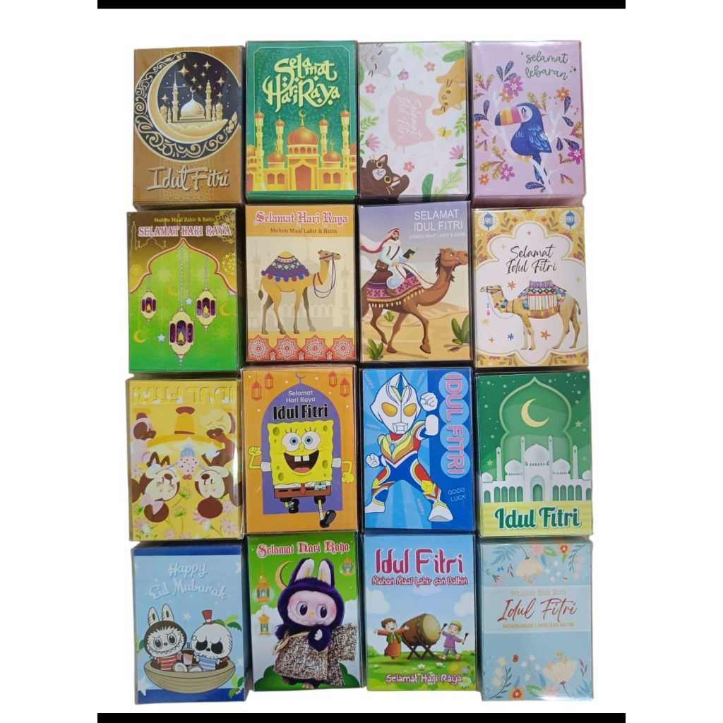 

Jual Murah Angpau/Amplop Lebaran idul fitri Isi 50 lembar Termurah