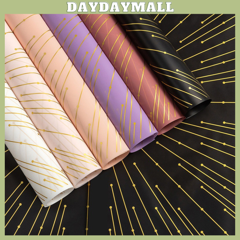 

20 LEMBAR Kertas Buket Meteor Cellophane Flower Wrapping 6081