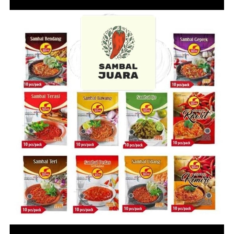 

[PACK] Finna Sambel Uleg Geprek (10 x 20gr)