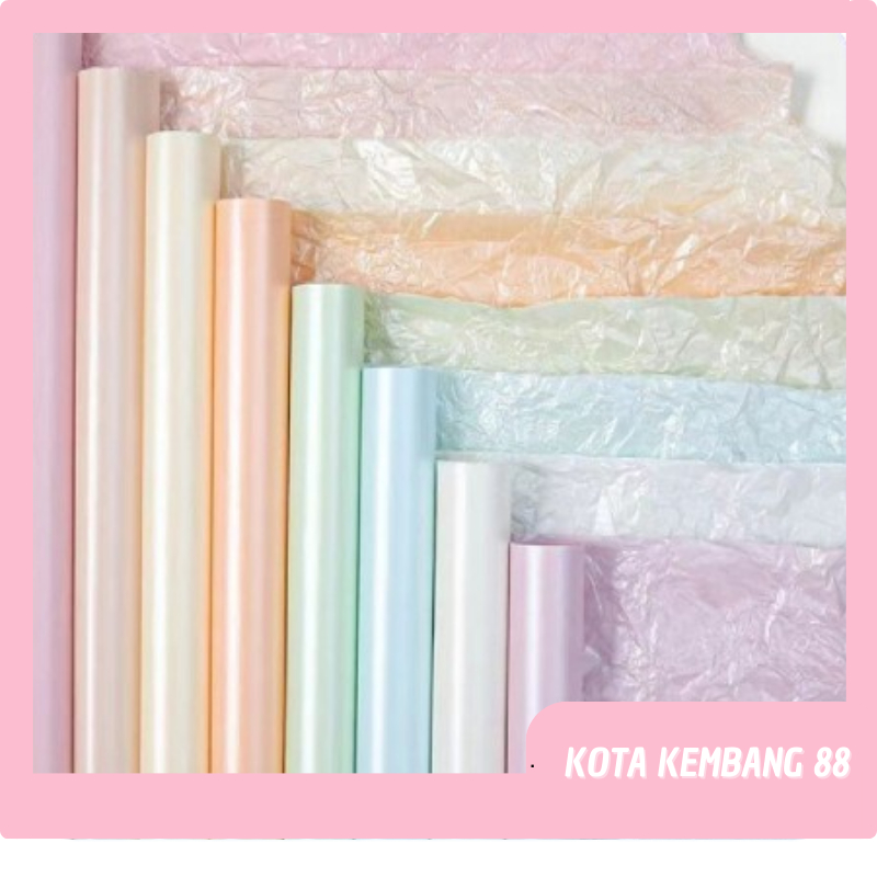 

20 LEMBAR Kertas Buket Bunga Motif Pearl Pear Paper Sydney Flower Wrapping Pearl KB073