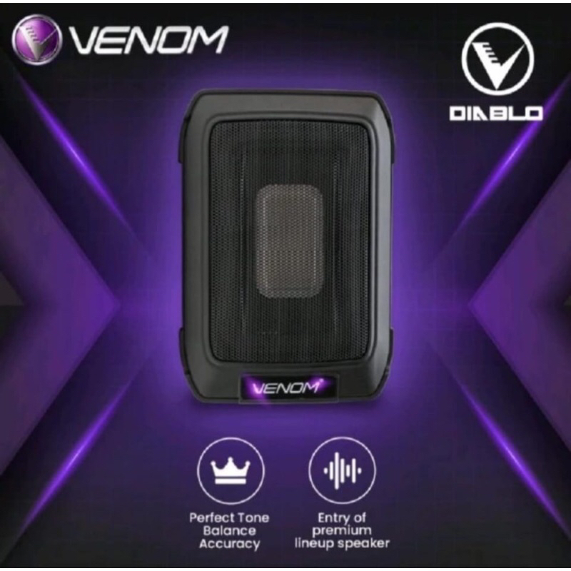 Subwoofer kolong VENOM VX 6.8 PB subwoofer aktif