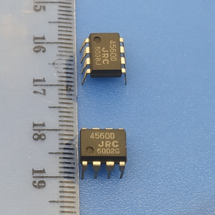 JRC4560D / JRC 4560 D / JRC4560D IC Dual Op Amp Harga untuk=1pcs