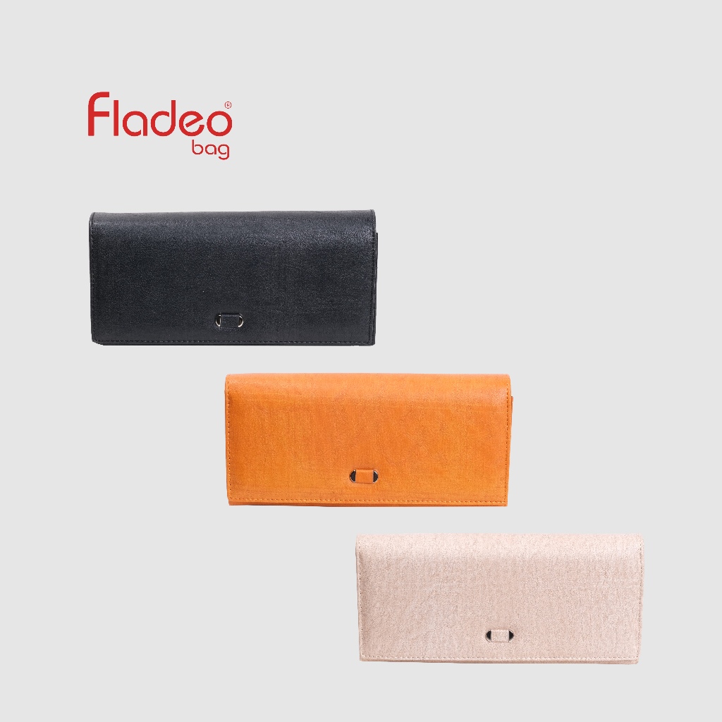 Fladeo B25/QD262-1DH/Dompet Lipat Panjang Wanita [ Flap Wallet ]