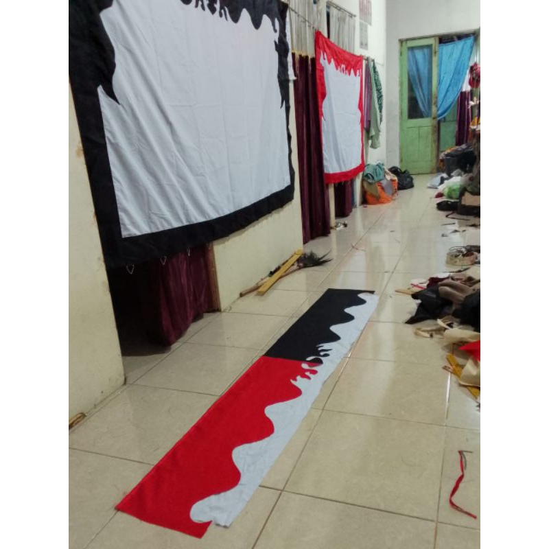 

Kelir wayang 4.5 meter, 5 meter bahan oswot tebal nyaman dan taham lama