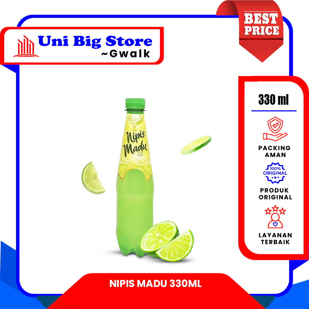 

NIPIS MADU LIME HONEY SODA BOTOL - 330 ml