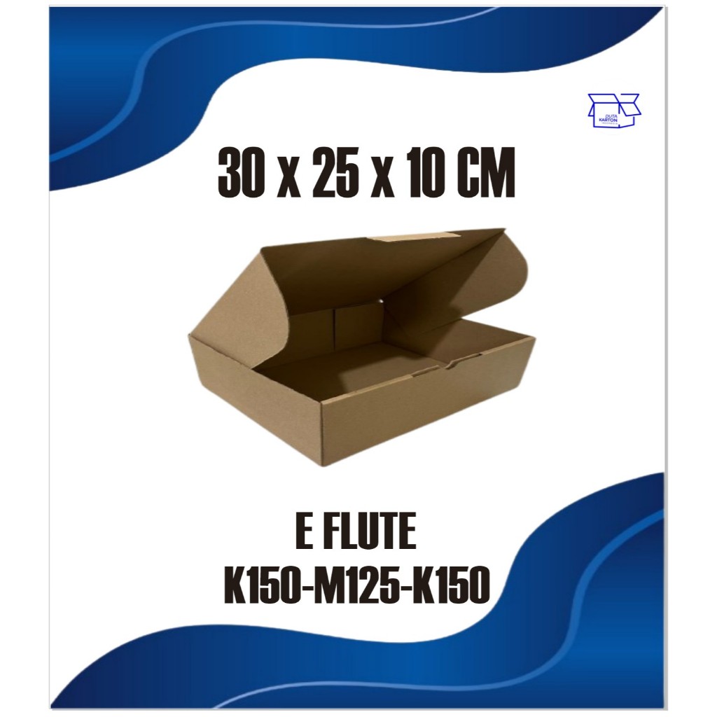 

30X25X10 KARDUS PACKING DIECUT (Min order 5 pc)