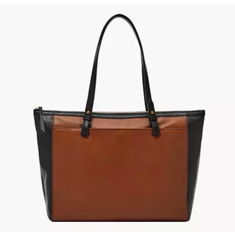 tas foss tote bag rachel brown black