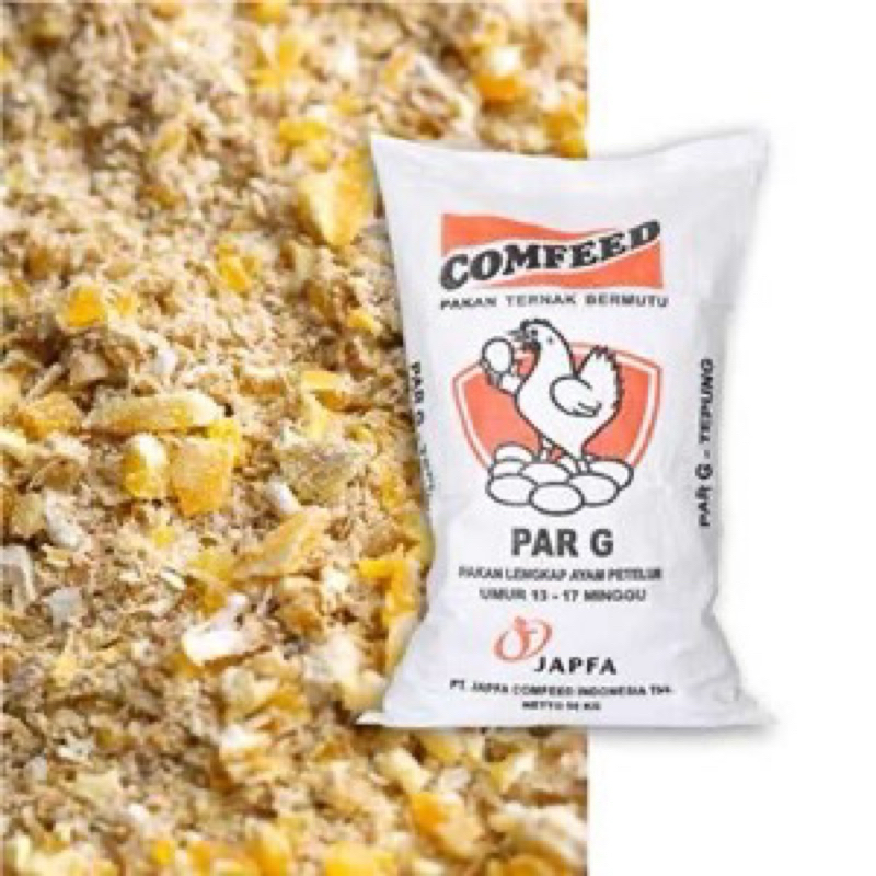 Pakan Ayam Lengkap PAR G Ayam Petelur Japfa Comfeed usia ayam 11-16minggu
