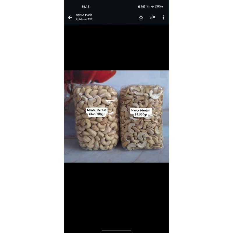 

MENTE MENTAH BELAH DUA 500gr