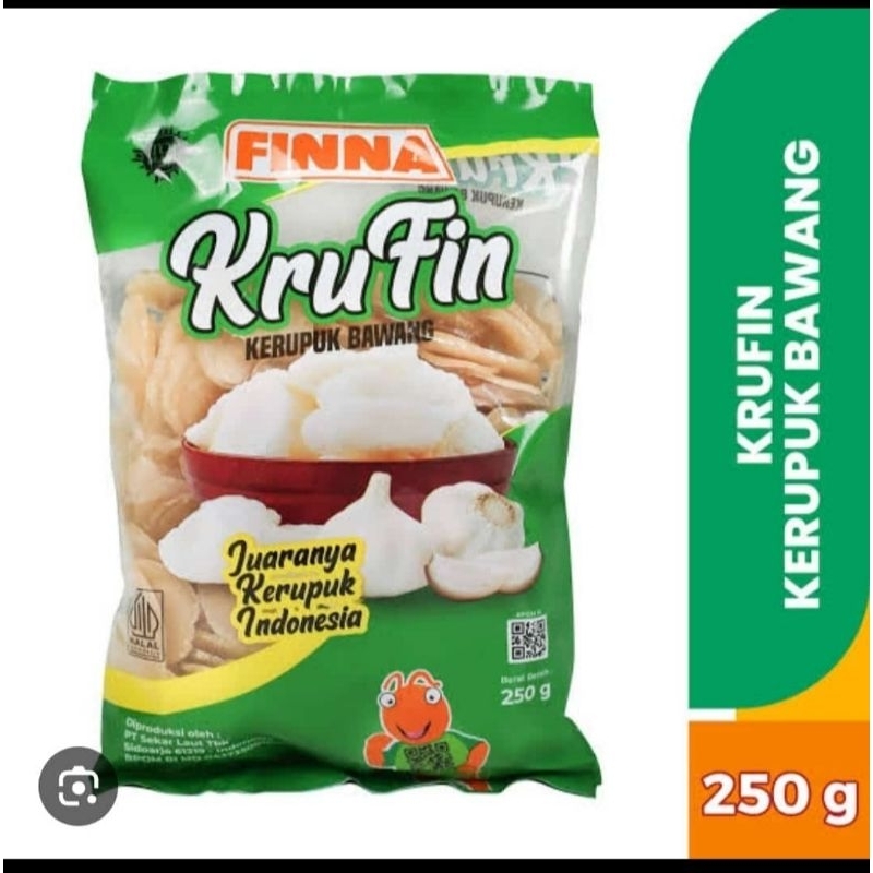 

[PACK] Krufin Kerupuk Finna Udang & Bawang (250gram)