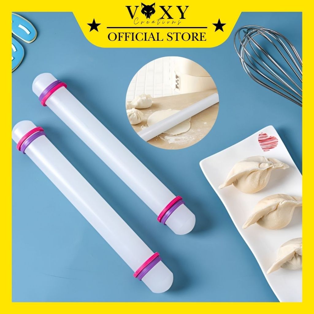Rolling Pin Plastik / Rolling Pin / Rolling Pin Fondant Gilingan Rolling Pin Fondant