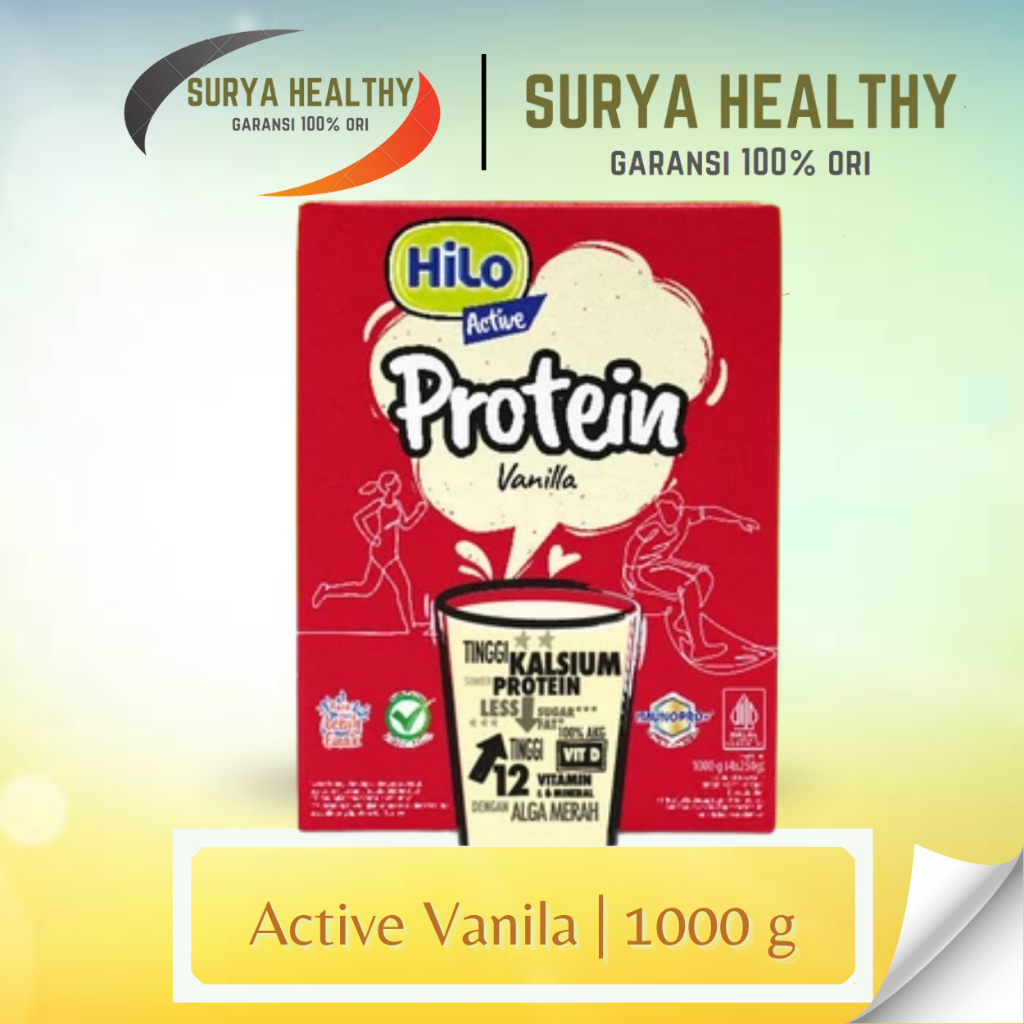 

HiLo ACTIVE VANILA 1000 GRAM - SUSU TINGGI KALSIUM