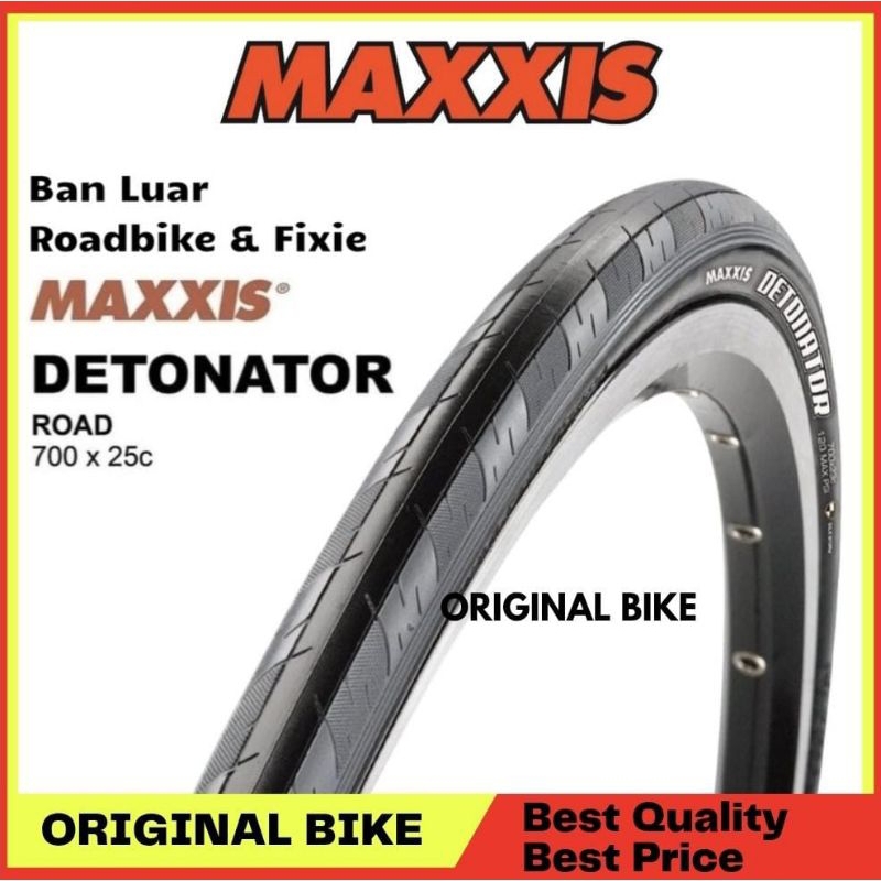 BAN LUAR MAXXIS DETONATOR 700 X 25C BAN LUAR FIXIE ROADBIKE