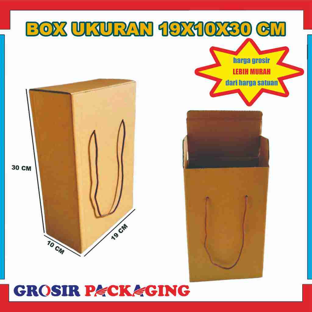 

Box Tas 19x10x30 cm / Box Tas / Kardus Polos / Box Sliplock