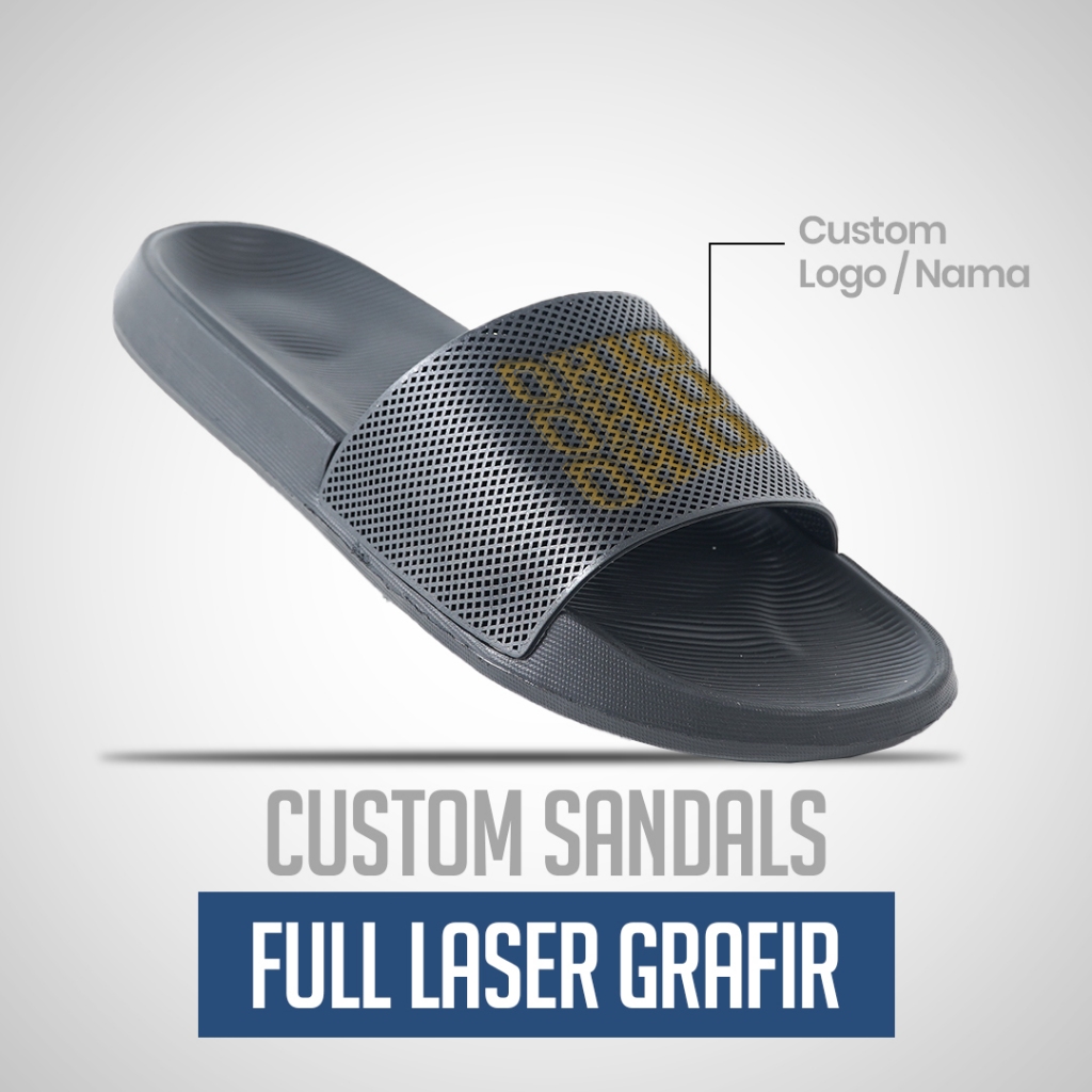 Ohio * Sandal Slop Custom I Sandal Slop Pria Wanita Custom l Sandal Slide Pria Casual I Sendal Slide