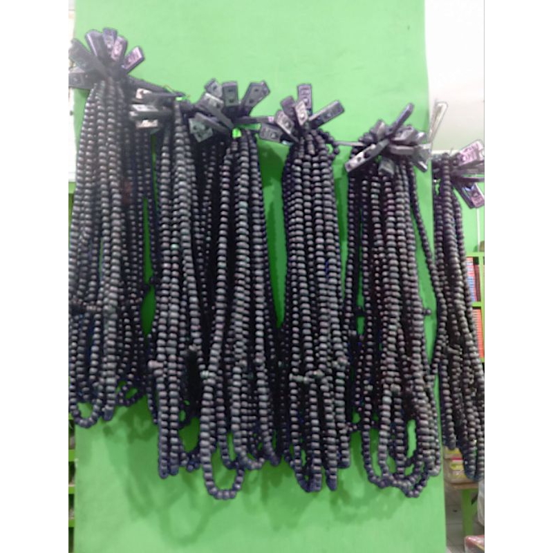 Tasbih Kayu 99 Butir Warna Hitam