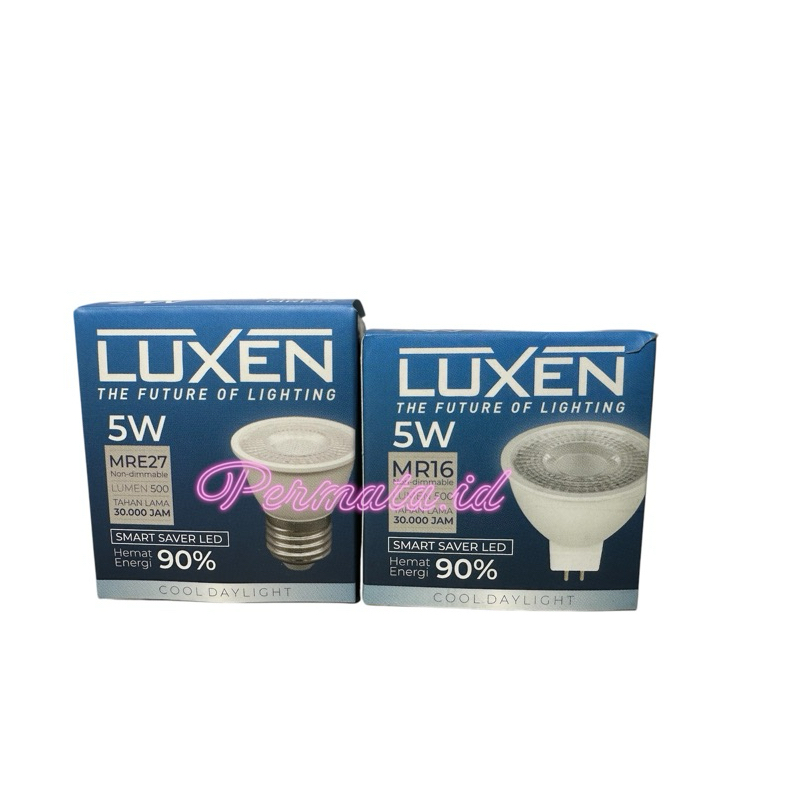 LED HOLOGEN LUXEN 5Watt / FITING MR16 - E27