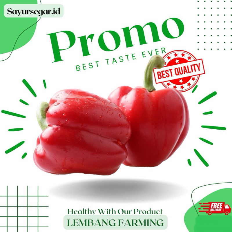 

PROMO!!! paprika merah segar