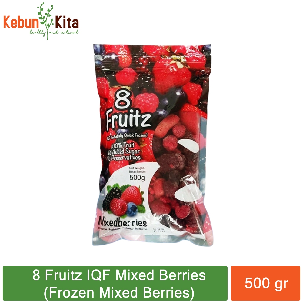 

8 Fruitz IQF Mixed Berries 500 Gr (Frozen Mixed Berries)