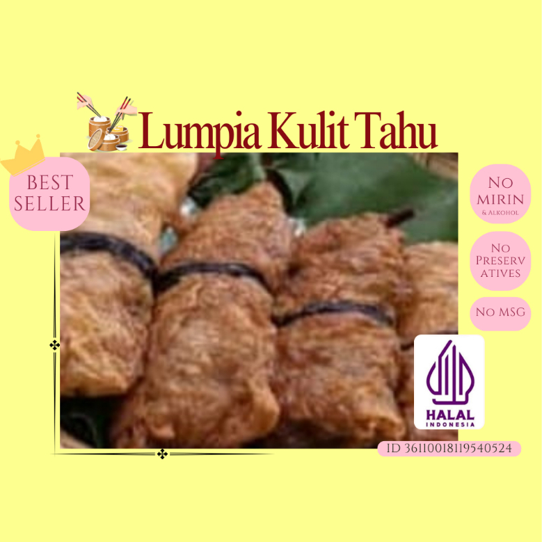 

Lumpia Kulit Tahu Dimsum Frozen Salah satu produk BEST SELLER!!! isi 10pcs/pack